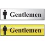 Gentlemen Bathroom Sign