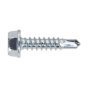 Self Drilling Screw 4.2x19mm Hex Head Zinc DIN 7504K - 100 Pack Sealey