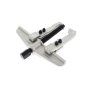 120 x 100mm Heavy Duty Twin Leg Bar Puller - Chrome Vanadium Steel for Pulley and Bearing Removal