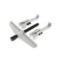 120 x 100mm Heavy Duty Twin Leg Bar Puller - Chrome Vanadium Steel for Pulley and Bearing Removal