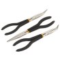 Needle Nose Pliers Set 3pc 280mm Ni-Fe Finish Sealey Part No. AK930