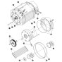 Electric Motor Assembly for Skyjack SJ45 AJEplus Articulating Boom