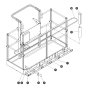 Glazier Tray Assembly for Skyjack SJ45 AJEplus Articulating Boom