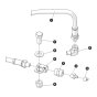 Grease Line Assembly for Skyjack SJ45 AJEplus Articulating Boom