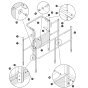 Railing Assembly for Skyjack SJ45 AJEplus Articulating Boom