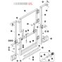 Full Gate for Skyjack SJ4740 E C103007000 - C103999999 DC Scissor Lift