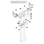 Heavy Duty Pipe Rack for Skyjack SJ4740 E C103007000 - C103999999 DC Scissor Lift