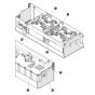 Labels Battery & Hydraulic Trays for Skyjack SJ4740 E C103007000 - C103999999 DC Scissor Lift
