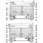 Labels Right & Left Sides for Skyjack SJ4740 E C103007000 - C103999999 DC Scissor Lift