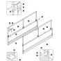 Main Platform Railings for Skyjack SJ4740 E C103007000 - C103999999 DC Scissor Lift