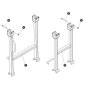 Maintenance Stands for Skyjack SJ4740 E C103007000 - C103999999 DC Scissor Lift