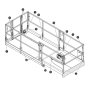 Labels - Railings for Skyjack SJ6832 (B200000001 - B200999999) RT Scissor Lift