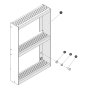 Ladder for Skyjack SJ6832 (B200000001 - B200999999) RT Scissor Lift