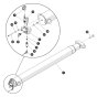 Lower Lift Cylinder for Skyjack SJ6832 (B200000001 - B200999999) RT Scissor Lift