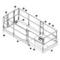 Labels - Railings for Skyjack SJ6832 RTE (B201000001 - B201999999) RT Scissor Lift