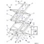 Scissor Arm (31ﾒ Models) for Skyjack SJ8831 RT Scissor Lift