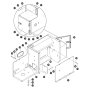 Lateral Bracket Left Side for Skyjack SJ9233 RT Scissor Lift
