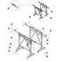 Material Handling Stand for Skyjack SJ9233 RT Scissor Lift