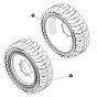Brawler Tires - SJ9243 RT - CE for Skyjack SJ9243 RT Scissor Lift