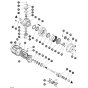 Hub Reduction - Front Axle for Skyjack SJ9664 RT Scissor Lift