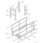 Main Platform, Hinged Railings (Model 4620) Assembly  for Skyjack SJIII 3220 DC Scissor Lift
