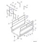 Main Platform, Hinged Railings (Model 6832) Assembly  for Skyjack SJIII 3220 DC Scissor Lift