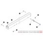 Extension Handrail Assembly for Skyjack SJIII 4740 DC Scissor Lift