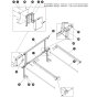 Extension Railing (1.9m Stowed Height) Assembly for Skyjack SJIII 4740 DC Scissor Lift