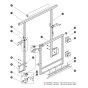 Half Gate Entrance Assembly (2.2m Stowed Height) ANSI/CSA, CE & KC for Skyjack SJIII 4740 DC Scissor Lift