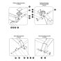 Scissor Mounting Hardware Assembly for Skyjack SJIII 4740 DC Scissor Lift