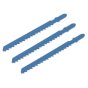Jigsaw Blade 6tpi Pack of 3 Sealey Part No. SJS700B06