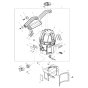 Upper Body Assembly for Makita