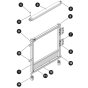 Gate (Solid) Assembly for Skyjack SJ3219 DC Scissor Lift