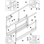 Main Platform Hinged Railing Assembly for Skyjack SJ3219 E DC Scissor Lift