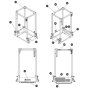 X-Step Decals for Skyjack SJ3219 E DC Scissor Lift