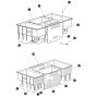 Tool Caddy Assembly for Skyjack SJ3219 E DC Scissor Lift