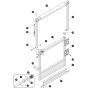 Half Gate Hinged Assembly for Skyjack SJ3219 E DC Scissor Lift