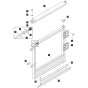 Half Gate Solid Assembly for Skyjack SJ3219 E DC Scissor Lift