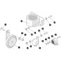 Horn, Beeper Assembly for Skyjack SJ3226 E DC Scissor Lift