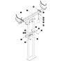 Heavy-Duty Pipe Rack Assembly for Skyjack SJ3226 E DC Scissor Lift