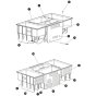 Tool Caddy Assembly for Skyjack SJ3226 E DC Scissor Lift