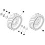 Wheel Assembly for Skyjack SJ5545 E DC Scissor Lift