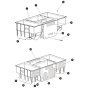 Tool Caddy Assembly for Skyjack SJ5545 E DC Scissor Lift