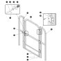 Full Gate Assembly for Skyjack SJ5545 E DC Scissor Lift