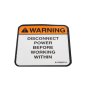 Disc Power Warning Label for Skyjack - OEM No. 706425