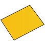 Yellow Self Adhesive Square Number Plate - 28cm x 21cm x 0.1cm