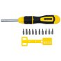 Multibit Ratchet Screwdriver &10 Bits by Stanley - 0-68-010