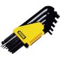 Stanley Ball End Hexagon Key Set, 12 Piece (1/16 - 3/8in) - OEM No. STA069257