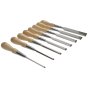 Sweetheart Socket Chisel Set of 8: 3,6,8,12,15,18, 25 & 32mm by Stanley - 1-16-793