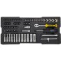 Transmodule System 1/4in Drive Metric Socket Set 60 Piece by Stanley - STMT1-74175